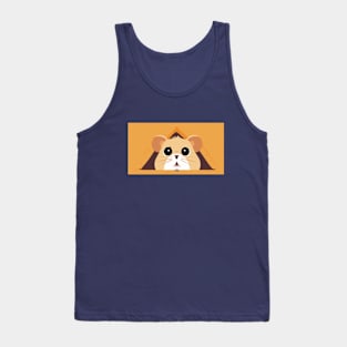 Scared Hamster Meme, funny tshirt Tank Top